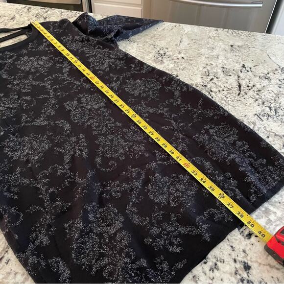 Torrid Black Floral Mini Jacquard Bodycon Dress 2X NWT 41160688 - Picture 11 of 13